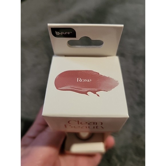 B*Pure Clean Beauty Lip Jelly - Rose -With Vitamin E Rose Avocado Raspberry Oils - Picture 6 of 7